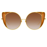 Linda Farrow Austin C2 Cat Eye Sunglasses