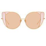 Linda Farrow Austin C8 Cat Eye Sunglasses