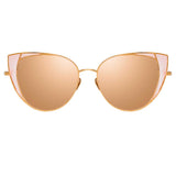 Linda Farrow Des Vouex C6 Cat Eye Sunglasses