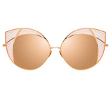 Linda Farrow Albany C6 Cat Eye Sunglasses