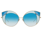 Linda Farrow Albany C7 Cat Eye Sunglasses