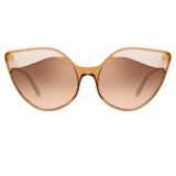 Linda Farrow Ash C2 Cat Eye Sunglasses