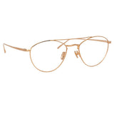 Linda Farrow Caine C1 Aviator Optical Frame