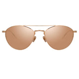 Linda Farrow Caine C3 Aviator Sunglasses