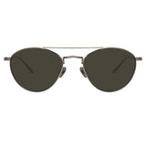 Linda Farrow Caine C5 Aviator Sunglasses