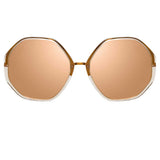 Linda Farrow Alona C4 Oversized Sunglasses