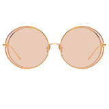 Linda Farrow Hart C8 Round Sunglasses