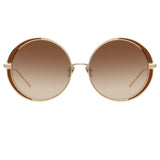 Linda Farrow Hart C9 Round Sunglasses