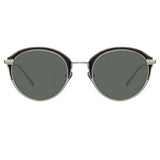 Linda Farrow Stanley C6 Oval Sunglasses