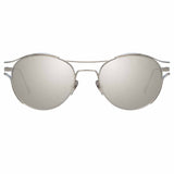 Linda Farrow Cradle C2 Oval Sunglasses