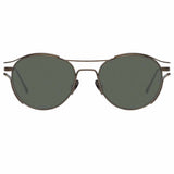 Linda Farrow Cradle C6 Oval Sunglasses