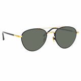 Linda Farrow Brodie C1 Aviator Sunglasses