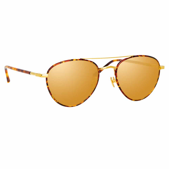 Linda Farrow Brodie 954 C3 Aviator Sunglasses Free Shipping