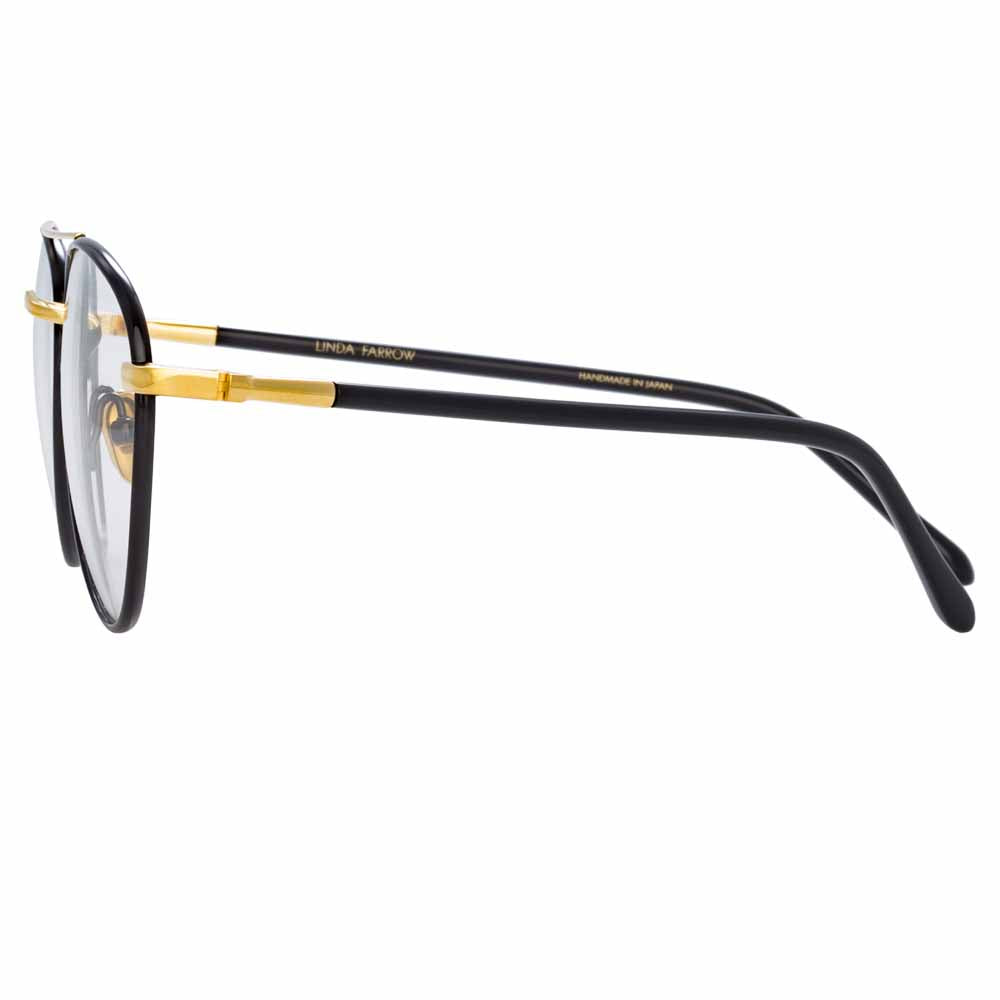 Linda Farrow Brodie C8 Aviator Optical Frame