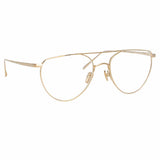 Linda Farrow Auguste C2 Aviator Optical Frame