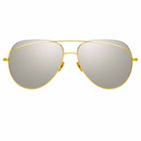 Linda Farrow Colt C1 Aviator Sunglasses