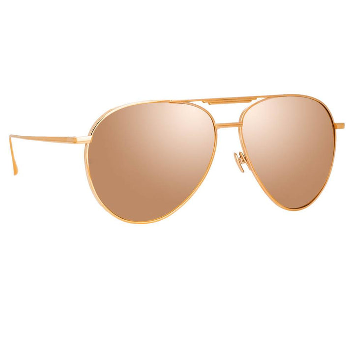 Rose gold cheap aviator sunglasses