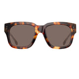 The Amber | D-Frame Sunglasses in Tortoiseshell (C2)