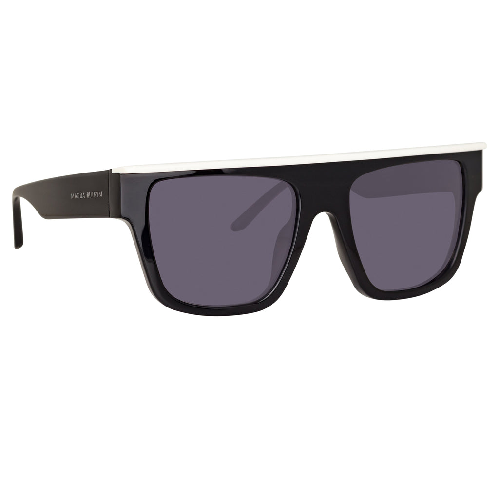 Magda Butrym x LF Flat White Top Sunglasses in Black – LINDA FARROW (U.K.)