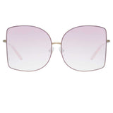 Matthew Williamson Lilac C5 Oversized Sunglasses