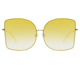 Matthew Williamson Lilac C6 Oversized Sunglasses