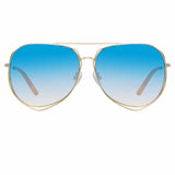 Matthew Williamson Heather C9 Aviator Sunglasses