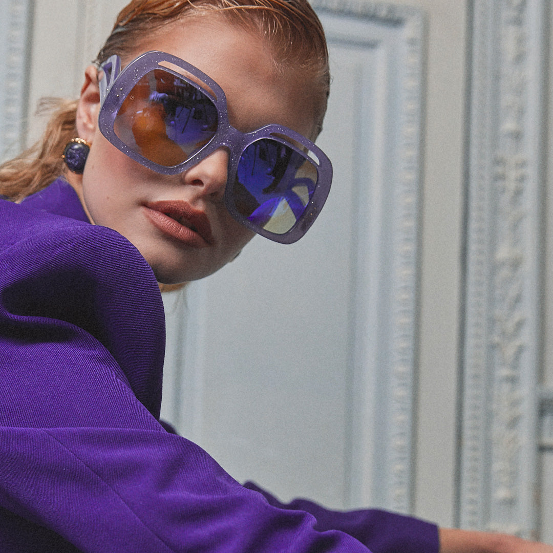 Fendi shop purple sunglasses