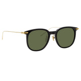 Linda Farrow Linear Stern A C8 Square Sunglasses