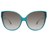 Linda Farrow 656 C17 Cat Eye Sunglasses