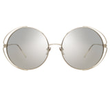 Linda Farrow Farah C2 Round Sunglasses